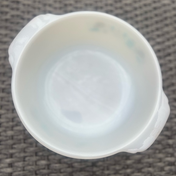 Fire King Blue Heaven Atomic Round Casserole‎ with Handles No Lid - Picture 6 of 7